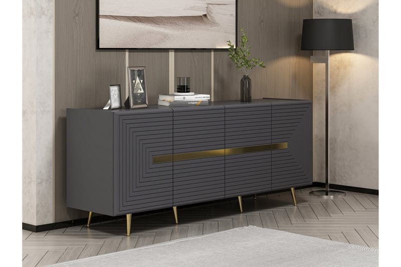 Konsollbord Jose 180 cm - Antrasitt - Møbler - Bord - Avlastningsbord & sidobord - Konsollbord & gangbord