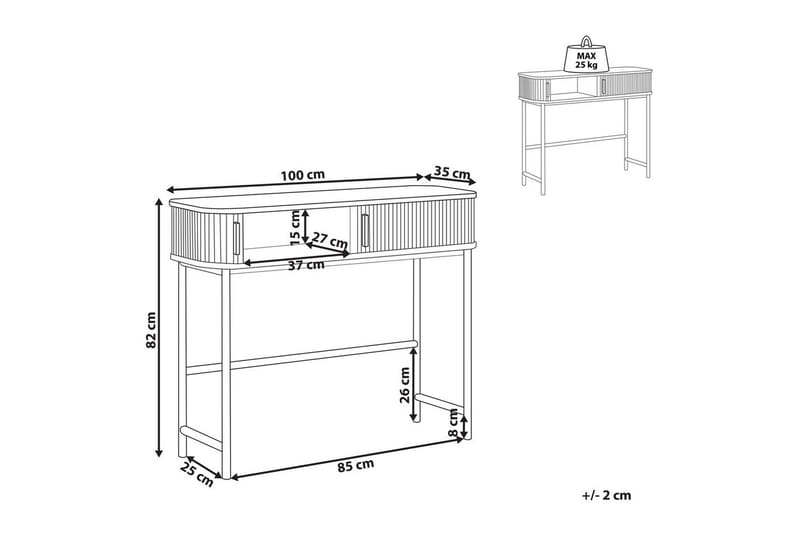 Konsollbord Jose - Møbler - Bord - Avlastningsbord & sidobord - Konsollbord & gangbord