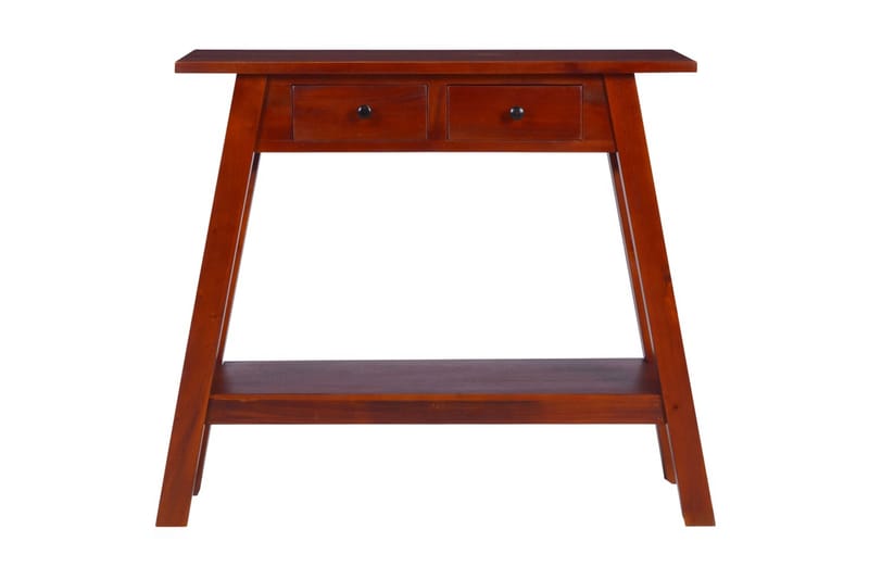 Konsollbord klassisk brun 90x30x75 cm heltre mahogni - Brun - Konsollbord & gangbord - Avlastningsbord & sidobord - Entreoppbevaring