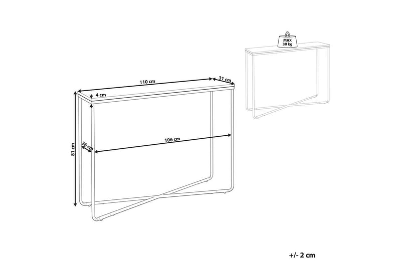 Konsollbord Lakota - Møbler - Bord - Avlastningsbord & sidobord - Konsollbord & gangbord