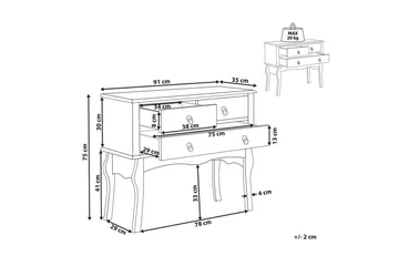 Konsollbord Lamar - Møbler - Bord - Avlastningsbord & sidobord - Konsollbord & gangbord