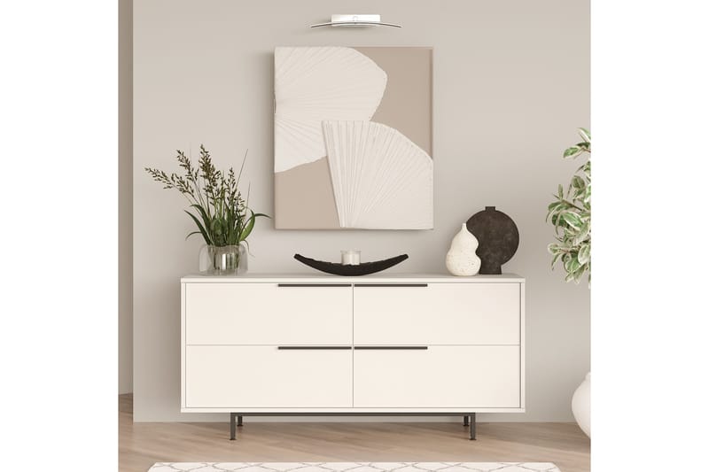 Konsollbord Liyakat 160 cm - Hvit - Møbler - Bord - Avlastningsbord & sidobord - Konsollbord & gangbord
