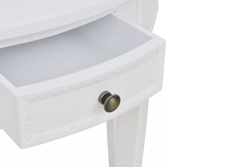 Konsollbord med skuff halvsirkel hvit - Hvit - Konsollbord & gangbord - Avlastningsbord & sidobord - Entreoppbevaring