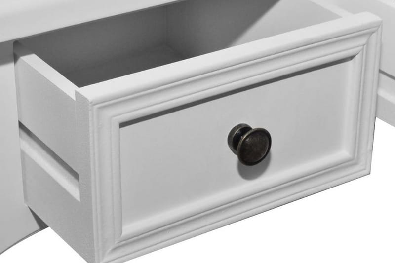 Konsollbord med tre skuffer hvit - Hvit - Konsollbord & gangbord - Avlastningsbord & sidobord - Entreoppbevaring