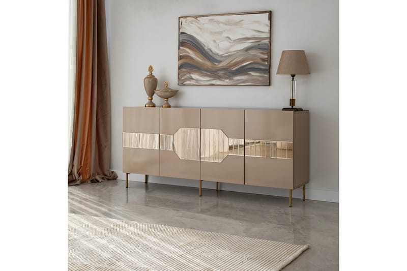Konsollbord Milanda 180 cm - Bronse - Møbler - Bord - Avlastningsbord & sidobord - Konsollbord & gangbord