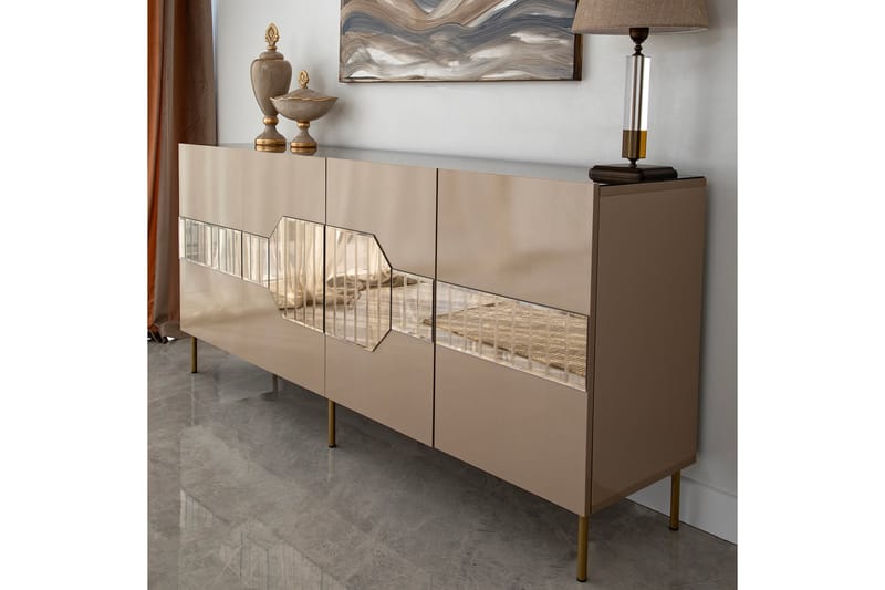 Konsollbord Milanda 180 cm - Bronse - Møbler - Bord - Avlastningsbord & sidobord - Konsollbord & gangbord