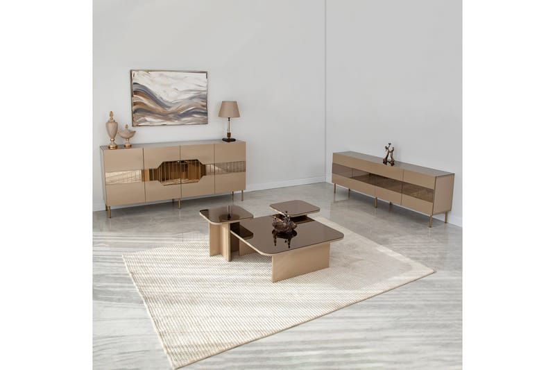 Konsollbord Milanda 180 cm - Bronse - Møbler - Bord - Avlastningsbord & sidobord - Konsollbord & gangbord
