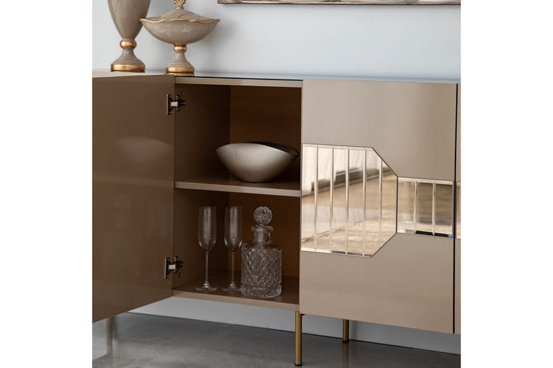 Konsollbord Milanda 180 cm - Bronse - Møbler - Bord - Avlastningsbord & sidobord - Konsollbord & gangbord