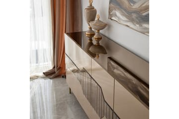Konsollbord Milanda 180 cm - Bronse - Møbler - Bord - Avlastningsbord & sidobord - Konsollbord & gangbord