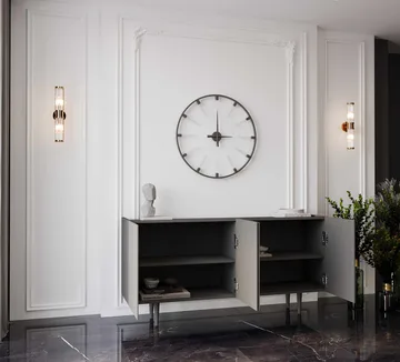 Konsollbord Nordure Capella (140 x 60 x 40 cm) Grå - Grå - Møbler - Bord - Avlastningsbord & sidobord - Konsollbord & gangbord