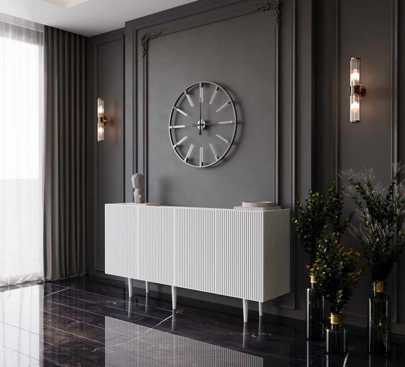 Konsollbord Nordure Capella (160 x 60 x 40 cm) Hvit - Hvit - Møbler - Bord - Avlastningsbord & sidobord - Konsollbord & gangbord