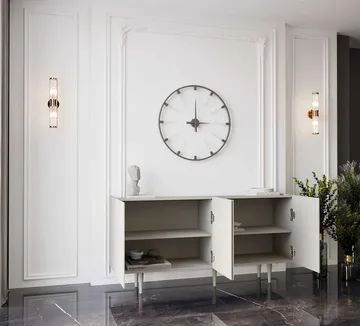 Konsollbord Nordure Capella (160 x 60 x 40 cm) Sandstein - Sandstein - Møbler - Bord - Avlastningsbord & sidobord - Konsollbord & gangbord
