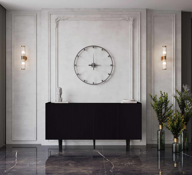 Konsollbord Nordure Capella (160 x 60 x 40 cm) Svart - Svart - Møbler - Bord - Avlastningsbord & sidobord - Konsollbord & gangbord
