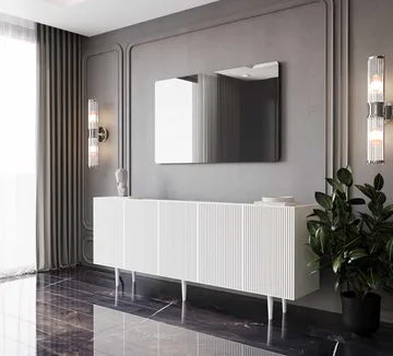 Konsollbord Nordure Capella (200 x 60 x 40 cm) Hvit - Hvit - Møbler - Bord - Avlastningsbord & sidobord - Konsollbord & gangbord