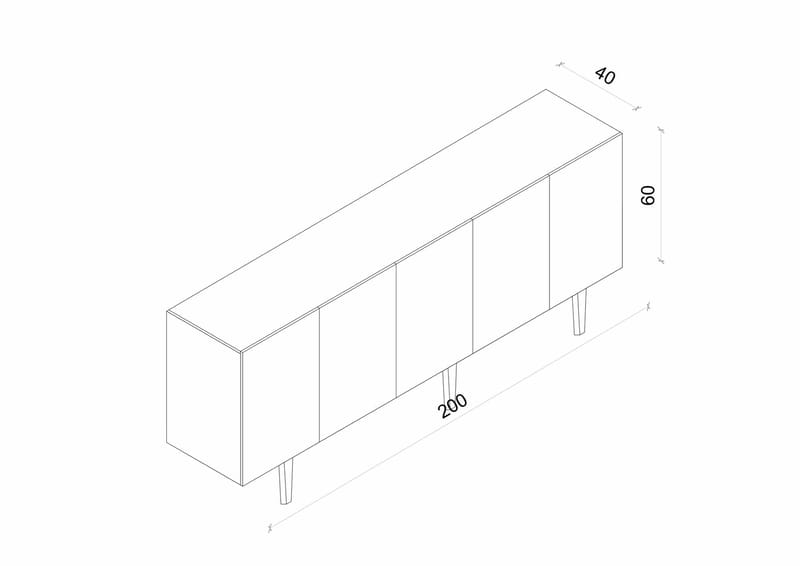 Konsollbord Nordure Capella (200 x 60 x 40 cm) Sandstein - Sandstein - Møbler - Bord - Avlastningsbord & sidobord - Konsollbord & gangbord