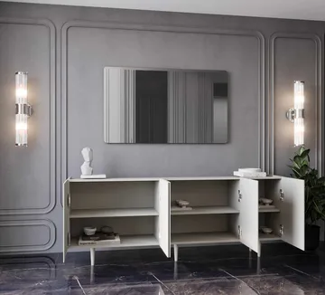 Konsollbord Nordure Capella (200 x 60 x 40 cm) Sandstein - Sandstein - Møbler - Bord - Avlastningsbord & sidobord - Konsollbord & gangbord