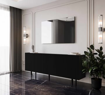 Konsollbord Nordure Capella (200 x 60 x 40 cm) Svart - Svart - Møbler - Bord - Avlastningsbord & sidobord - Konsollbord & gangbord