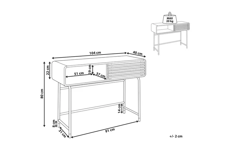 Konsollbord Rifle - Møbler - Bord - Avlastningsbord & sidobord - Konsollbord & gangbord