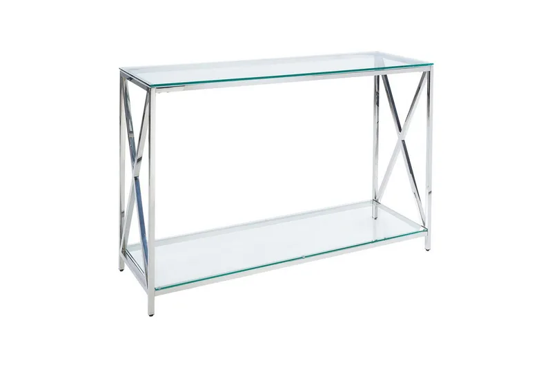 Konsollbord Silver, Vit