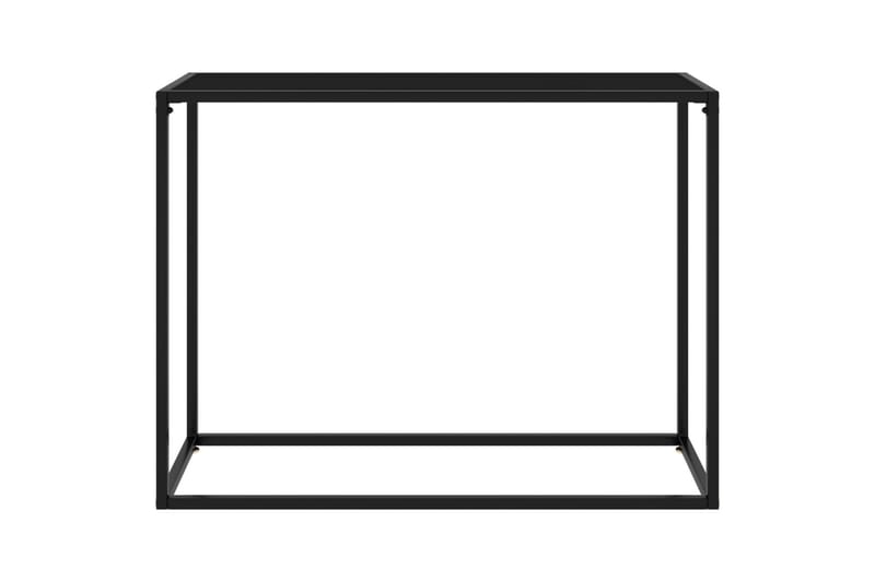 Konsollbord svart 100x35x75 cm herdet glass - Svart - Konsollbord & gangbord - Avlastningsbord & sidobord - Entreoppbevaring