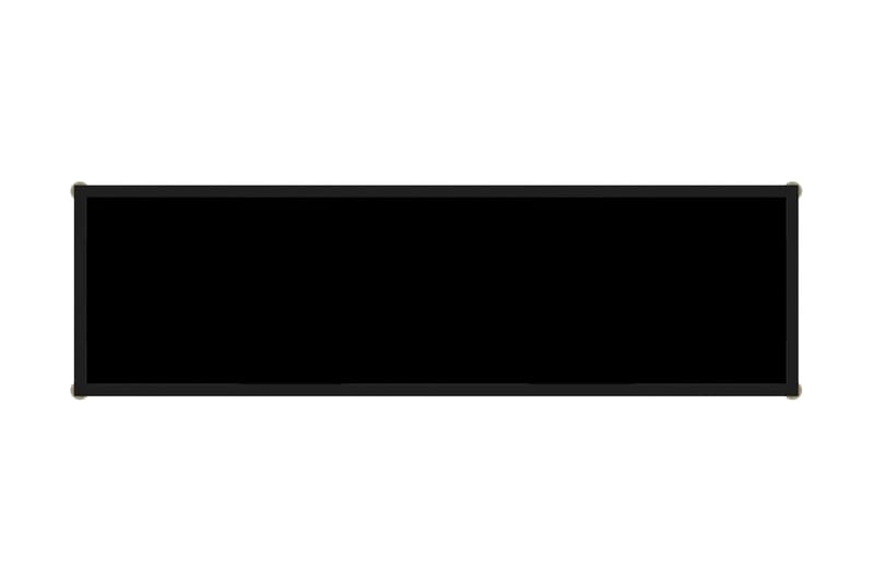 Konsollbord svart 120x35x75 cm herdet glass - Svart - Konsollbord & gangbord - Avlastningsbord & sidobord - Entreoppbevaring