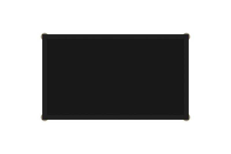 Konsollbord svart 60x35x75 cm herdet glass - Svart - Konsollbord & gangbord - Avlastningsbord & sidobord - Entreoppbevaring