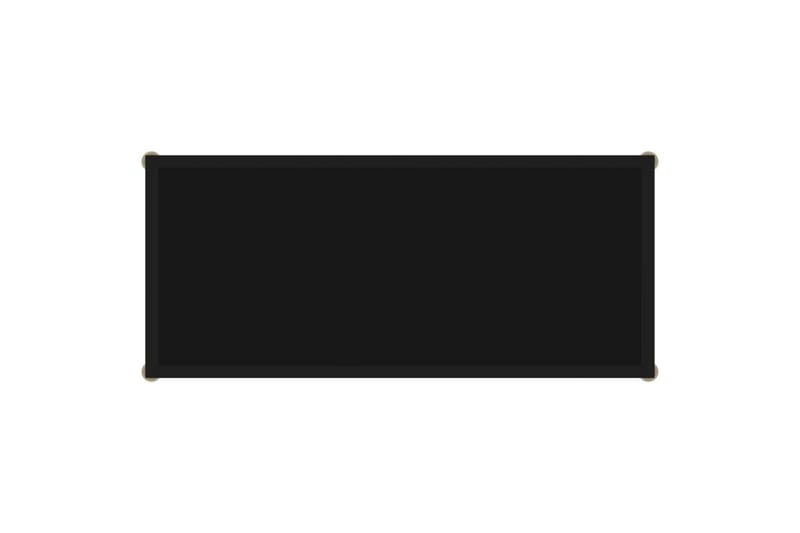 Konsollbord svart 80x35x75 cm herdet glass - Svart - Konsollbord & gangbord - Avlastningsbord & sidobord - Entreoppbevaring