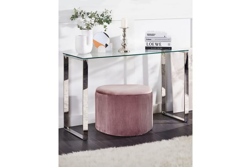 Konsollbord Tilon Sølv, Transparent - Sølv, Transparent - Møbler - Bord - Avlastningsbord & sidobord - Konsollbord & gangbord