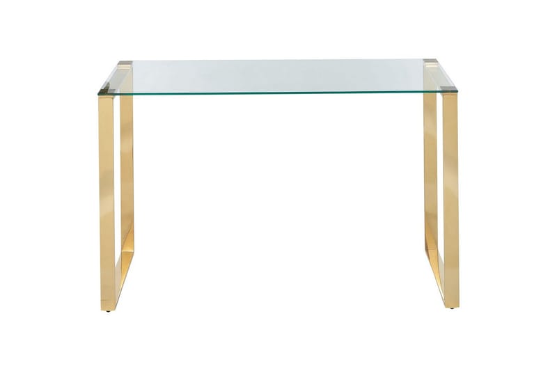 Konsollbord Tilon Transparent, gull - Transparent, gull - Møbler - Bord - Avlastningsbord & sidobord - Konsollbord & gangbord