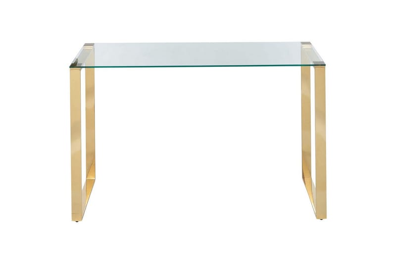 Konsollbord Tilon Transparent, gull - Transparent, gull - Møbler - Bord - Avlastningsbord & sidobord - Konsollbord & gangbord