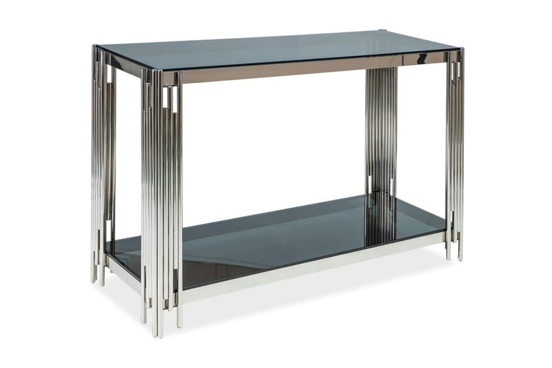 Konsollbord Torala 120 cm - Glass/Sølv - Konsollbord & gangbord - Avlastningsbord & sidobord - Entreoppbevaring