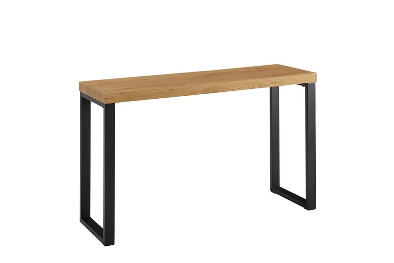 Konsollbord Wohnling 120 cm moderne konsoll med metallben Brun, Brun