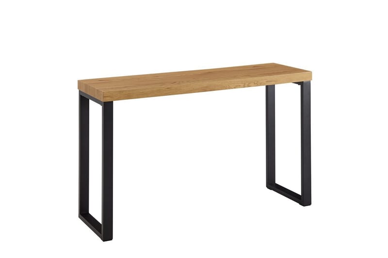 Konsollbord Wohnling 120 cm moderne konsoll med metallben Brun - Brun - Møbler - Bord - Avlastningsbord & sidobord - Konsollbord & gangbord