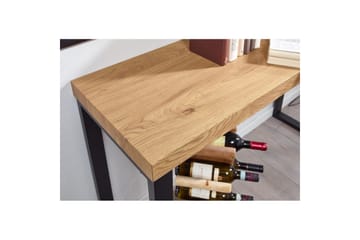 Konsollbord Wohnling 120 cm moderne konsoll med metallben Brun - Brun - Møbler - Bord - Avlastningsbord & sidobord - Konsollbord & gangbord
