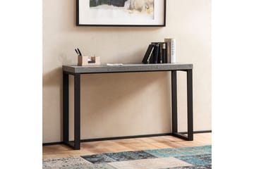 Konsollbord Wohnling 120 cm moderne konsoll med metallben Grå - Grå - Møbler - Bord - Avlastningsbord & sidobord - Konsollbord & gangbord