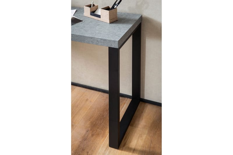 Konsollbord Wohnling 120 cm moderne konsoll med metallben Grå - Grå - Møbler - Bord - Avlastningsbord & sidobord - Konsollbord & gangbord