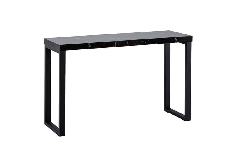 Konsollbord Wohnling 120 cm moderne konsoll med metallben Svart - Svart - Møbler - Bord - Avlastningsbord & sidobord - Konsollbord & gangbord