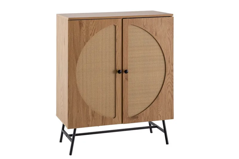 Konsollbord Wohnling Brun, Svart