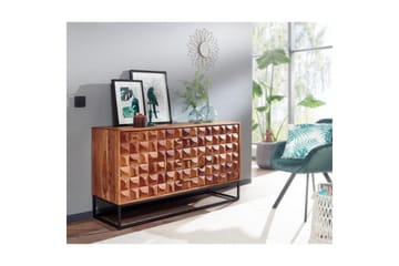 Konsollbord Wohnling Brun, Svart - Oppbevaring - Oppbevaringsmøbler - Sideboard & skjenk