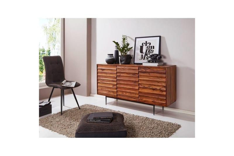 Konsollbord Wohnling Brun, Svart - Oppbevaring - Oppbevaringsmøbler - Sideboard & skjenk