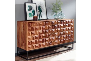 Konsollbord Wohnling Brun, Svart - Oppbevaring - Oppbevaringsmøbler - Sideboard & skjenk