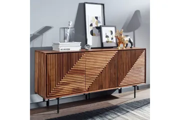 Konsollbord Wohnling Brun, Svart - Oppbevaring - Oppbevaringsmøbler - Sideboard & skjenk