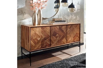 Konsollbord Wohnling Brun, Svart - Oppbevaring - Oppbevaringsmøbler - Sideboard & skjenk
