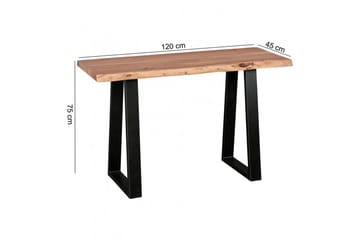 Konsollbord Wohnling Gaya heltre landlig stil med trekantet kant - Møbler - Bord - Avlastningsbord & sidobord - Konsollbord & gangbord