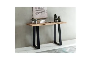 Konsollbord Wohnling Gaya heltre landlig stil med trekantet kant - Møbler - Bord - Avlastningsbord & sidobord - Konsollbord & gangbord