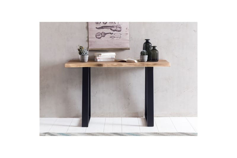 Konsollbord Wohnling Gaya heltre landlig stil med trekantet kant - Møbler - Bord - Avlastningsbord & sidobord - Konsollbord & gangbord