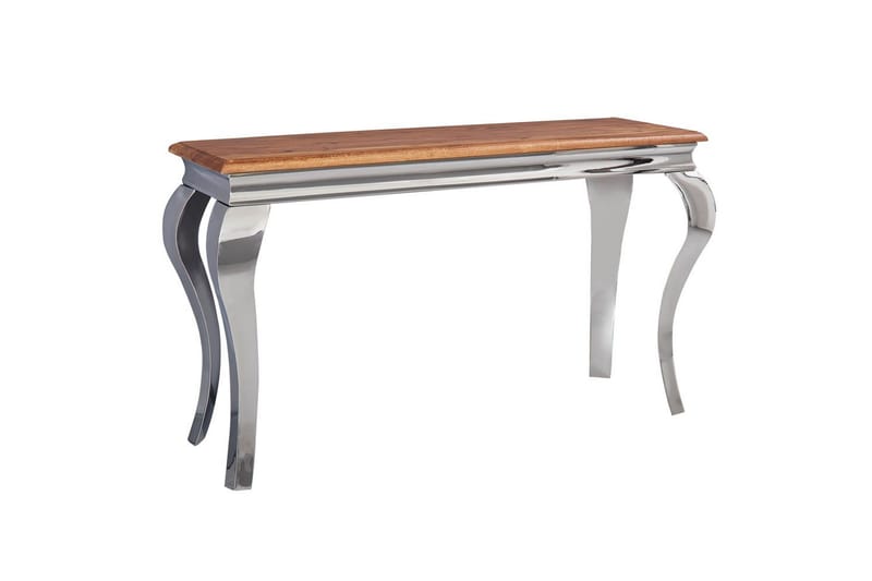 Konsollbord Wohnling Heltre 130 cm Krom metallben Landlig stil - Møbler - Bord - Avlastningsbord & sidobord - Konsollbord & gangbord