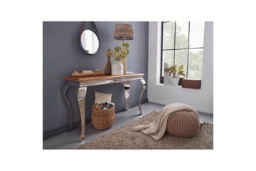 Konsollbord Wohnling Heltre 130 cm Krom metallben Landlig stil - Møbler - Bord - Avlastningsbord & sidobord - Konsollbord & gangbord