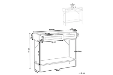 Konsollbord Pasco - Møbler - Bord - Avlastningsbord & sidobord - Konsollbord & gangbord
