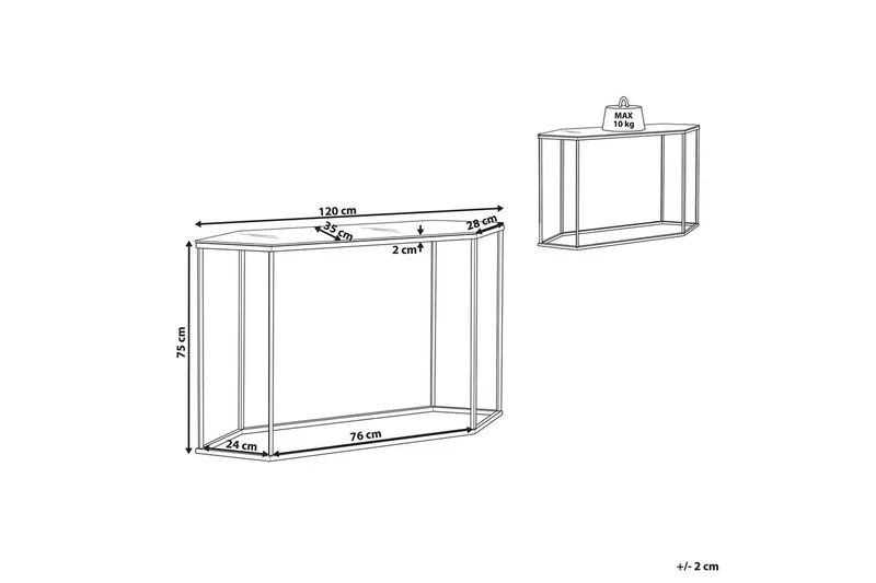 Konsollbord Perrin - Møbler - Bord - Avlastningsbord & sidobord - Konsollbord & gangbord